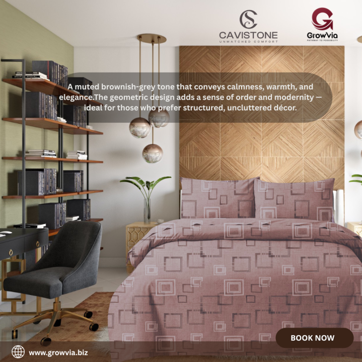 Cavistone -Trilux (Premium Bed sheet set)