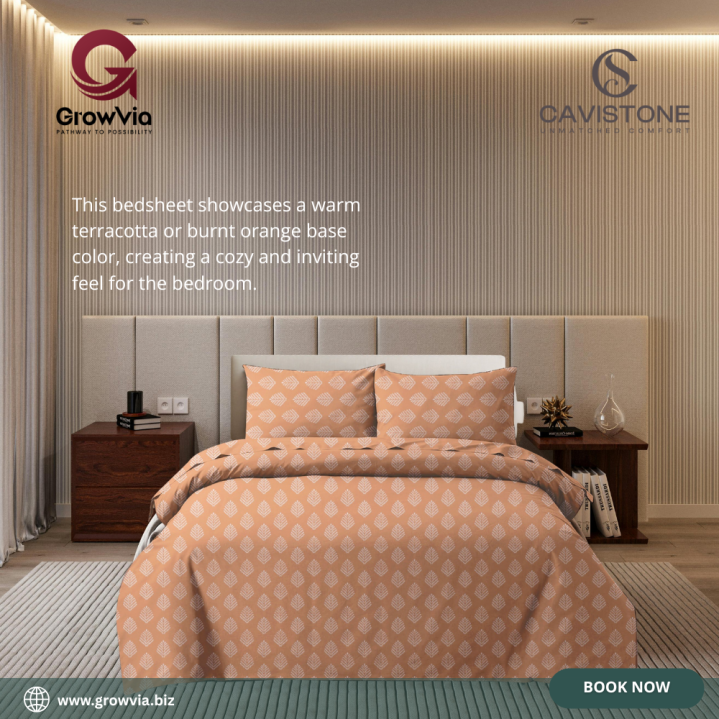 Cavistone -Trilux (Premium Bed sheet set)
