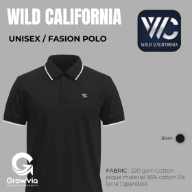 wild California t shirt -Black 